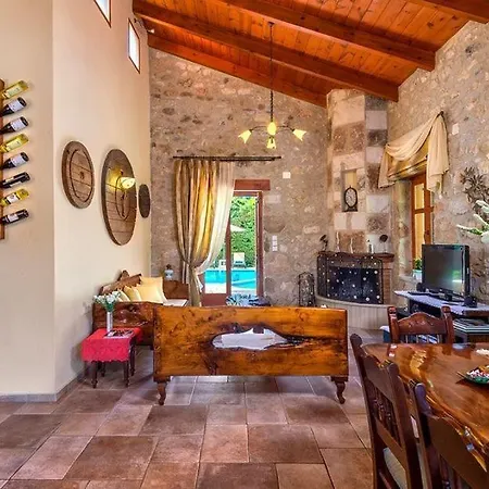 Вилла Exclusive Crete Asteri 4 Bedroom Private Pool Rethymnon